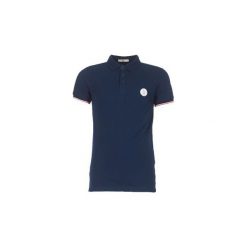 Koszulki polo z krótkim rękawem Deeluxe FRANKIE. Niebieskie koszulki męskie marki Deeluxe, s, bez wzorów, polo, z krótkim rękawem, krótkie. Za 103,20 zł.