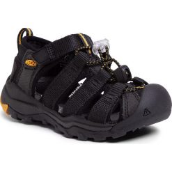 Sandały KEEN - Newport Neo H2 1022907 Black/Keen Yellow. Czarne sandały chłopięce Keen, z tworzywa sztucznego, bez zapięcia. W wyprzedaży za 219,00 zł.