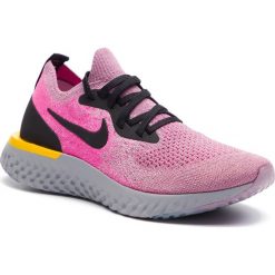 Buty NIKE - Epic React Flyknit AQ0070 500 Plum Dust/Black/Pink Blast. Różowe buty sportowe damskie Nike, bez wzorów, z tworzywa sztucznego, sportowe, do biegania. W wyprzedaży za 389,00 zł.