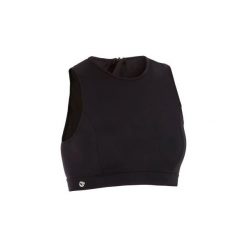 Góra kostiumu kąpielowego CARLA damska. Czarne t-shirty damskie marki OLAIAN, bez wzorów, z elastanu, sportowe, z dekoltem na plecach. Za 79,99 zł.