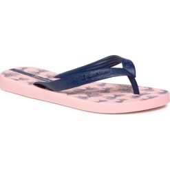 Japonki IPANEMA - Class Happy Fem 25279 Pink/Blue 23608. Niebieskie klapki damskie Ipanema, bez wzorów, z tworzywa sztucznego, bez obcasa. Za 49,99 zł.