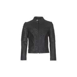 Kurtki skórzane Calvin Klein Jeans MACCI MOTO JKT. Czarne kurtki męskie marki Calvin Klein Jeans, s, bez wzorów, z jeansu, bez kaptura. Za 879,20 zł.