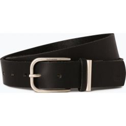 G-Star - Damski pasek skórzany, czarny. Czarne paski damskie marki G-Star, w paski, ze skóry, eleganckie. Za 179,95 zł.