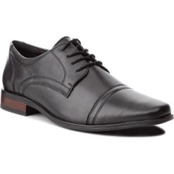 Półbuty LASOCKI FOR MEN - MI07-A579-A439-01 Czarny. Czarne buty wizytowe męskie Lasocki For Men, bez wzorów, ze skóry, eleganckie, bez zapięcia. Za 129,99 zł.