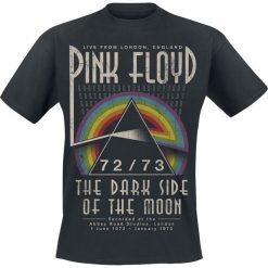 T-shirty męskie z nadrukiem: Pink Floyd Dark Side – Circle T-Shirt czarny