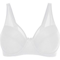 Biustonosz "minimizer" bonprix biały. Białe biustonosze bonprix, bez wzorów. Za 54,99 zł.