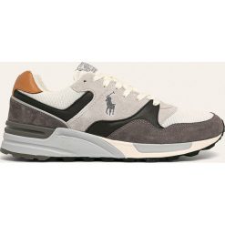 Polo Ralph Lauren - Buty. Szare buty sportowe męskie Polo Ralph Lauren, ze skóry, na sznurówki. Za 599,90 zł.