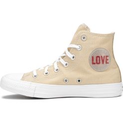 Converse Chuck Taylor All Star Tenisówki Beżowy. Brązowe trampki i tenisówki damskie Converse, bez wzorów, z materiału, bez zapięcia. Za 361,95 zł.