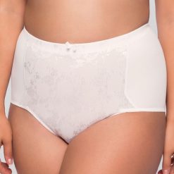 Figi wyszczuplajace Lindsay Ecru. Różowe figi damskie marki Dorina, z bawełny. Za 52,99 zł.