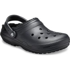 Crocs buty Classic Lined Clog Black/Black M10/W12 (43-44). Czarne klapki męskie Crocs, bez wzorów, z tkaniny. Za 229,00 zł.