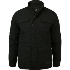 Czarna, Ocieplana Jesienno-Zimowa Kurtka Polowa. Field Jacket - Męska, Bez Kaptura, na Stójce KUBRSAW18FORTblack. Czarne kurtki męskie Brave Soul, na zimę, s, bez wzorów, z poliesteru, bez kaptura. W wyprzedaży za 119,00 zł.