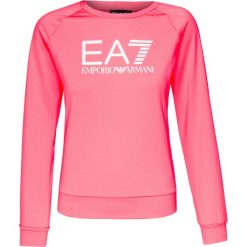 Bluza EA7 EMPORIO ARMANI Różowy. Różowe bluzy damskie z nadrukiem marki EA7 Emporio Armani, z tkaniny. Za 430,00 zł.