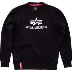 Bluza Alpha Industries Basic 178302-03 - czarny. Czarne bluzy męskie Alpha Industries, m, bez wzorów, bez kołnierzyka, bez rękawów, bez kaptura. Za 176,99 zł.