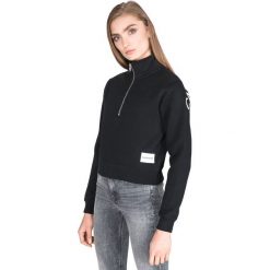 Calvin Klein Bluza Czarny. Czarne bluzy damskie l, z nadrukiem, z bawełny. Za 369,95 zł.