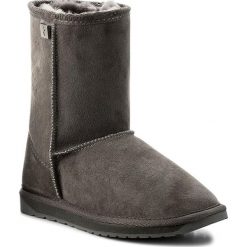 Buty EMU AUSTRALIA - Platinum Stinger Lo U10002 Charcoal. Szare kozaki damskie EMU Australia, na zimę, ze skóry, bez obcasa, bez zapięcia. W wyprzedaży za 469,00 zł.