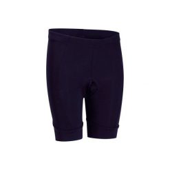 SPODENKI 100 JR. Czarne odzież rowerowa męska marki B'TWIN. Za 29,99 zł.