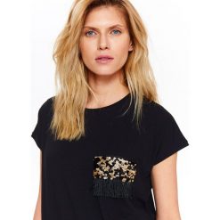 T-shirty damskie: T-SHIRT DAMSKI Z APLIKACJĄ