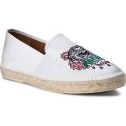 Espadryle KENZO - F865ES188F70 Blanc 01. Białe espadryle męskie marki Kenzo, ze skóry. W wyprzedaży za 489,00 zł.