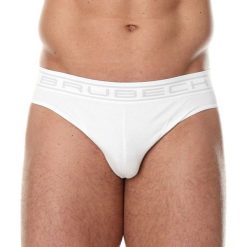 Slipy męskie: Brubeck Slipy męskie COMFORT COTTON białe r. M (BE00290A)