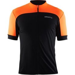 Odzież rowerowa męska: Craft Koszulka rowerowa męska Balance Jersey czarno-pomarańczowa r. S (1905007-9576)