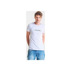 T-shirty męskie: LIFE BALANCE – t-shirt męski biały