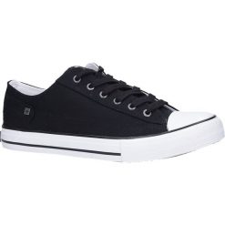 Czarne trampki sznurowane big star dd174273. Czarne trampki męskie BIG STAR, bez wzorów, retro, na sznurówki. W wyprzedaży za 88,99 zł.