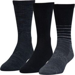 Skarpetki męskie: Under Armour Skarpety męskie PHENOM TWISTED CREW czarne, grafitowe r. 36-41 (1312460-001)