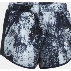 Spodenki sportowe męskie: Under Armour Spodenki damskie Fly-By Perforated Shorts czarno-białe r. XS (1297126-008)