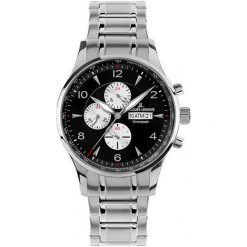 Jacques Lemans London 1-1844h. Szare zegarki męskie marki Jacques Lemans, srebrne. W wyprzedaży za 734,00 zł.