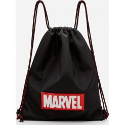 Plecak typu worek Marvel - Czarny. Czarne plecaki męskie House, z motywem z bajki. Za 49,99 zł.