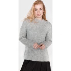 SELECTED Regina Sweter Szary. Szare bluzy damskie Selected, l, bez wzorów, z elastanu, bez rękawów, bez kaptura. Za 268,95 zł.