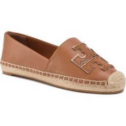 Espadryle TORY BURCH - Ines Espadrille 52035 Tan/Tan/Spark Gold 209. Pomarańczowe espadryle damskie Tory Burch, bez wzorów, ze skóry, bez obcasa, na płaskiej podeszwie. Za 999,00 zł.