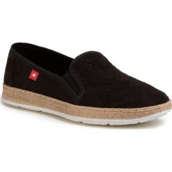 Espadryle BIG STAR - FF276032 Black. Czarne espadryle damskie BIG STAR, bez wzorów, z tworzywa sztucznego, retro, bez obcasa, na płaskiej podeszwie, bez zapięcia. Za 119,00 zł.