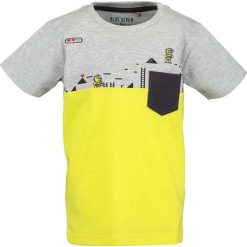 Blue Seven - T-shirt dziecięcy 92-128 cm. Białe t-shirty chłopięce Blue Seven, z aplikacjami, z bawełny, bez rękawów. Za 49,90 zł.
