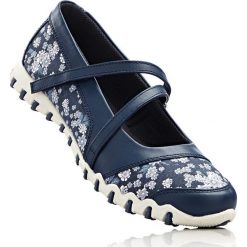 Baleriny bonprix niebieski w kwiaty. Niebieskie baleriny damskie marki bonprix, w kwiaty, sportowe. Za 74,99 zł.