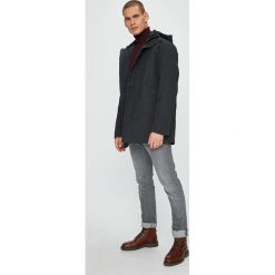 S.Oliver Black Label - Kurtka. Zielone płaszcze męskie s.Oliver BLACK LABEL, s, bez wzorów, z bawełny, długie, z kapturem. W wyprzedaży za 359,90 zł.