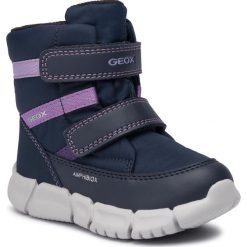 Śniegowce GEOX - B Flexyper G.B Abx A B943QA 0FU54 C4021 M Dk Navy. Niebieskie śniegowce dziewczęce Geox, bez zapięcia. W wyprzedaży za 279,00 zł.