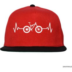 Czapki damskie: Czapka FullCap EKG FULL black/red