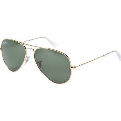 Ray-Ban - Okulary Aviator Large Metal. Żółte okulary przeciwsłoneczne męskie marki Ray-Ban. W wyprzedaży za 439,90 zł.