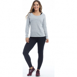 Sweter "Bailey" w kolorze jasnoszarym. Szare swetry klasyczne damskie BALANCE COLLECTION, xs, z okrągłym kołnierzem. W wyprzedaży za 65,95 zł.