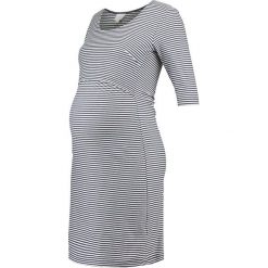 Sukienki: Boob EVA STRIPED DRESS Sukienka z dżerseju tofu/soft ink