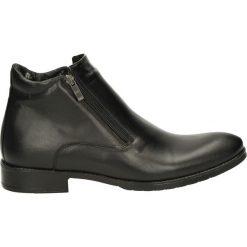 Botki męskie - BOSS382 PE NE. Czarne botki męskie Venezia, ze skóry. Za 199,00 zł.