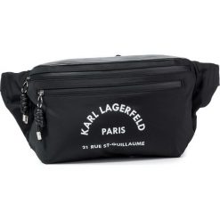 Saszetka nerka KARL LAGERFELD - 96KW3066 Black. Czarne torby męskie skórzane KARL LAGERFELD, bez wzorów, ze skóry, młodzieżowe. W wyprzedaży za 719,00 zł.