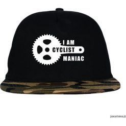 Czapka FullCap Maniac. Czarne czapki z daszkiem damskie marki Pakamera, z nadrukiem. Za 69,00 zł.