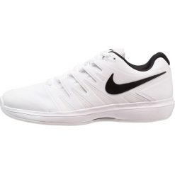 Nike Performance AIR ZOOM PRESTIGE CLY Obuwie do tenisa Outdoor white/black. Białe buty do tenisa męskie Nike Performance, z gumy. Za 419,00 zł.