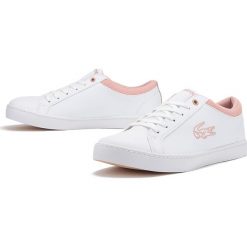 LACOSTE STRAIGHTSET 120 > 7-39CUJ000283J. Buty sportowe damskie Lacoste, bez wzorów, z gumy, sportowe, tenisowe. Za 429,99 zł.