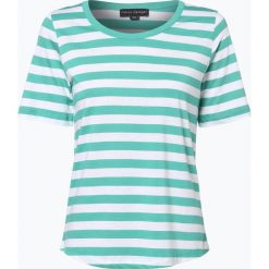 Franco Callegari - T-shirt damski, zielony. Zielone t-shirty damskie marki Franco Callegari, w paski, z dżerseju, klasyczne, z klasycznym kołnierzykiem. Za 69,95 zł.