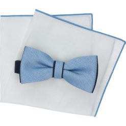 Muchy męskie: mucha cotton niebieski classic 200