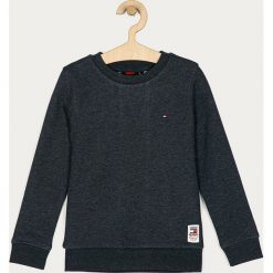 Tommy Hilfiger - Bluza dziecięca 116-176 cm. Niebieskie bluzy chłopięce TOMMY HILFIGER, z aplikacjami, z elastanu, bez rękawów, bez kaptura. Za 299,90 zł.