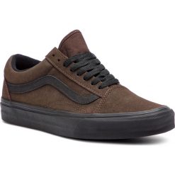 Tenisówki VANS - Old Skool VN0A38G1UPF1 (Vansbuck) Demitasse/Blac. Pomarańczowe półbuty męskie Vans, na co dzień, ze skóry. W wyprzedaży za 269,00 zł.